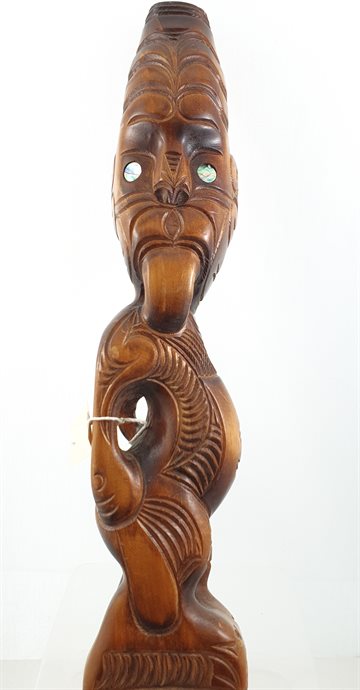 Hand Carved Wooden figure - figur. 40 cm