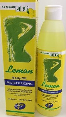A3 Lemon Body oil Moisturizing 260ml.