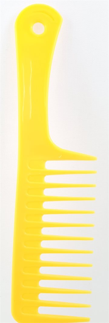 Plastic pik styling Comb - Yellow