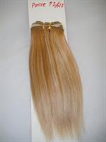Silky stright weft 10" (22,50cm long 100cm width) 100gr. colour 4F27/613 rich og cream blonde