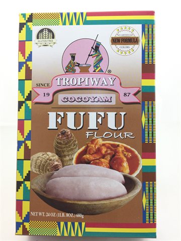 Fufu Cocoyam, afrikansk. 680g.