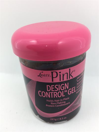 Pink design control gel 240gr. (holds hair in place)