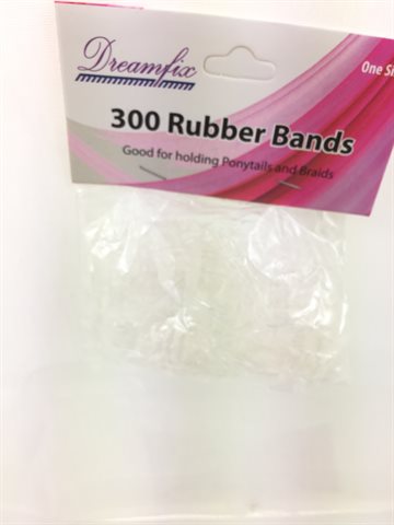 Rubber band Blank  - CLEAR 300 stk.