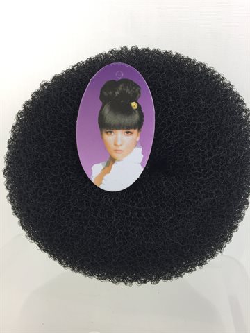 Hair Donut Big Black 13 Cm in Diameter