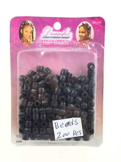 Perler - Hair beads Black colour 200 Pcs..