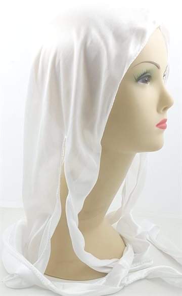 Durag Ultra Stretch. White Unisex. One in 1 Pack.