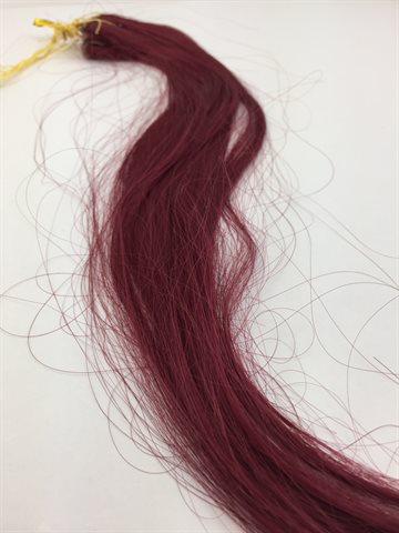 Synthitic Fantasy Hair wave  in clip. One pcs clip Colour Burg