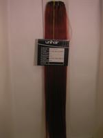 Silky stright weft 22" (55cm long 100cm width) 113gr. colour Burgundy