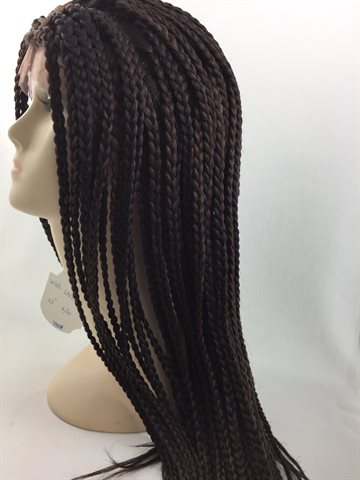 Wig in Braid Front Lace Wig 22 inches(55 cm) colour 4/30