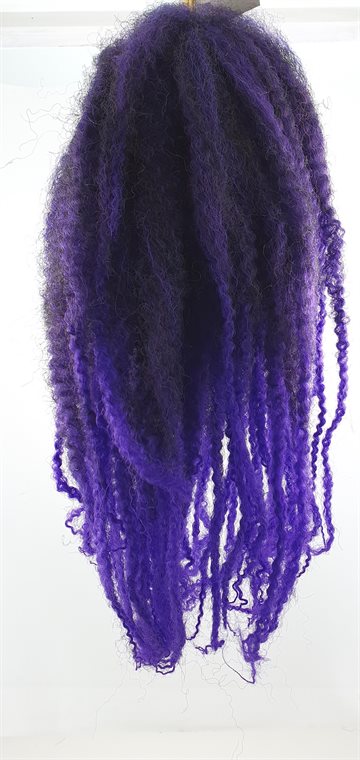 Afro Twist Kinky Braid hair 45 cm (18")100 g. Mixed Colour (blue & Black)