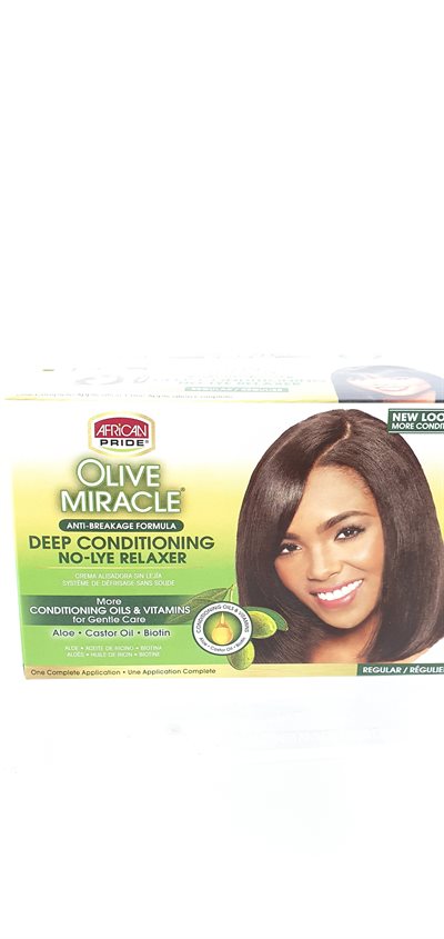 African Pride Olive Miracle Conditioning Relaxer regular for adults