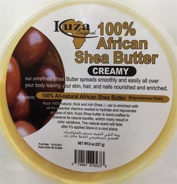 Kuza Shea Butter 100% African Shea Butter For face 227g.