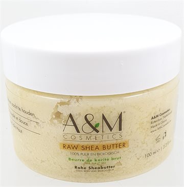 100% Biological Raw Shea Butter A & M 100 ml
