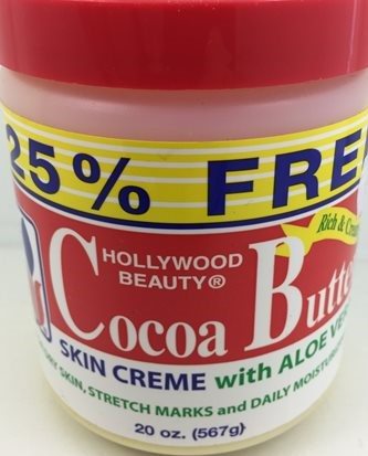Hollywood Beauty Cocoa Butter skin Creme with Aloe vera 567gr. for dry skin.