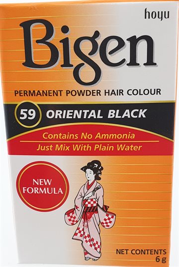 Bigen Oriental black (hår farve sort )Nr.59