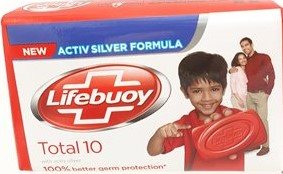 Lifebouy - 100% Stronger Germ Protection Care Soap Red (Sæbe 100 g)