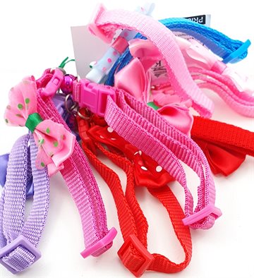 Dog - Cat Puppies Collars with Papilon.  The price applies for 1 pcs.