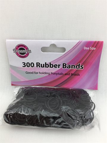 Rubber band Black 300 stk. (UDSOLGT)
