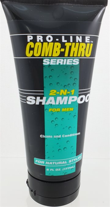 Pro - line Comb - Thru clean 6 conditions Hair Shampoo for men. 177 ml.