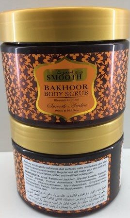 Scrub Bakhoor Body Scrub Blemish Control Smooth 350 G. 1 Jar