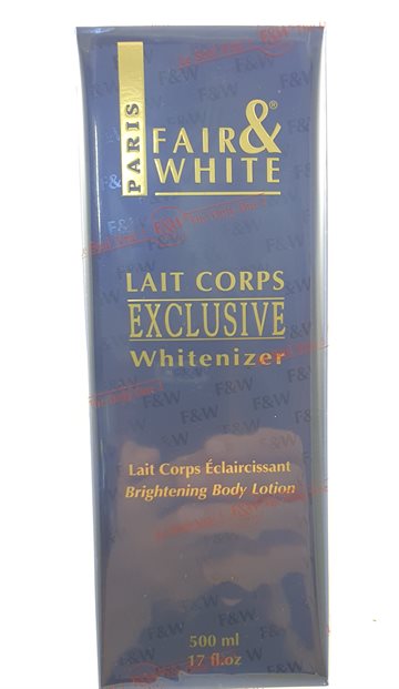 Fair & White Exclusive Whitenizer body lotion 500ml