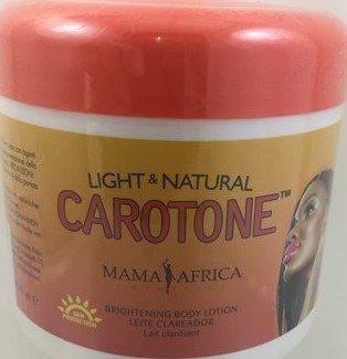 Mama Africa - Caratone Light & Natural Brightnig Body cream 450 gr (UDSOLGT)