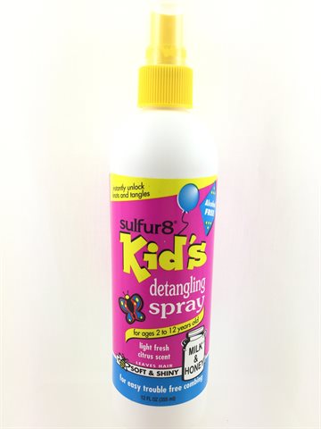 Sulfur 8 Kids detangling spray for age 2 - 12. 355 ml