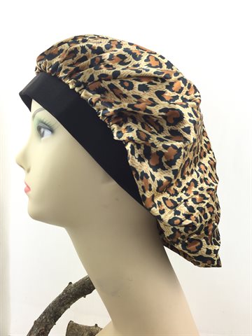 Sleeping Cap Satin Wrap cap.