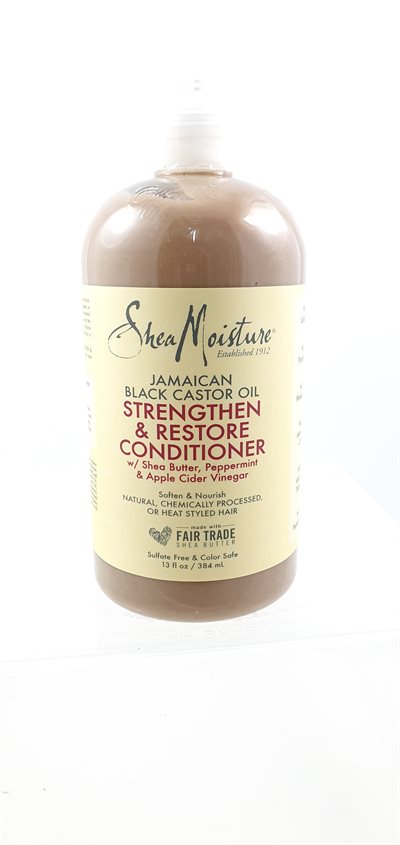 Shea Moisture Jamaican Black Castor Oil Stregthen & Restore Treatment Conditioner 384 ml. (UDSOLGT).