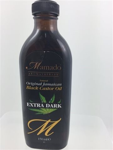 Mamado Black Castor Oil Original jamaican 150 Ml. Extra Dark Mamado