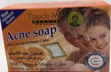 Touch Me Acne Soap with Orange and Vitamin C plus135 Gr. (UDSOLGT)