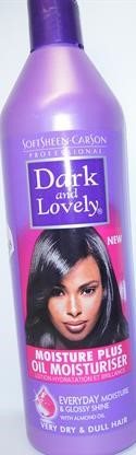 Dark & Lovely Moisture plus oil moisturtiser with almond oil for hair 500ml (UDSOLGT)