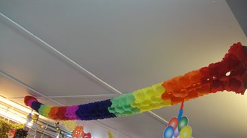 Colourful Paper 3 meters - Party Paper garland