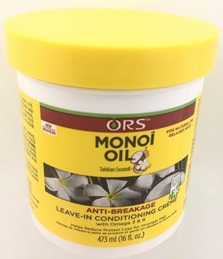 ORS Monoi Oil Anti breakage leave in Conditioning Cream 473 ml.