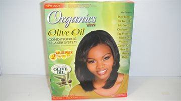 African Best Organics Olive Oil Relaxer super 2 in 1 (2 value Pack)