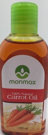 100% Natural Carrot Hair Oil Morimax 150 Ml.