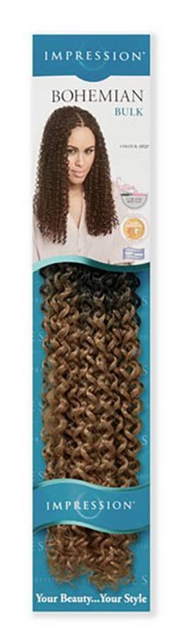 Impression Bohemian Curly Synthetic hair in Bulk colour OT27.