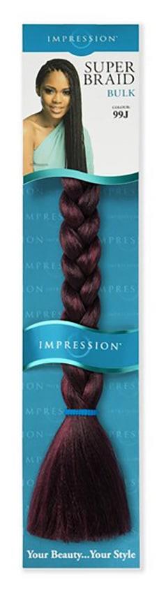 Impression Super Braid Bulk hår ca. 200 g. Farve 99J