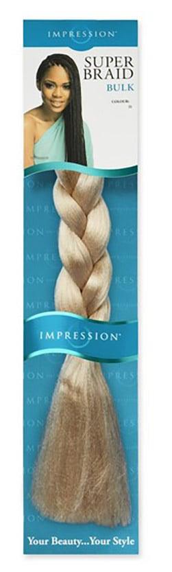 Impression Super Braid Bulk hår ca. 200 g. Farve 22