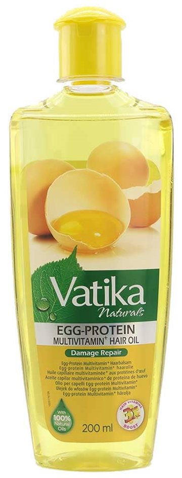Vatika Egg-Protein Hair Oil 200ml. (UDSOLGT)