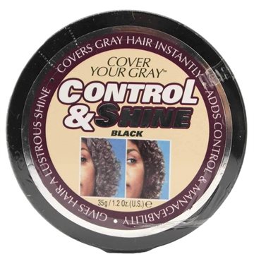 Control & Shine Black -Cover your Grey Hair. 35gr