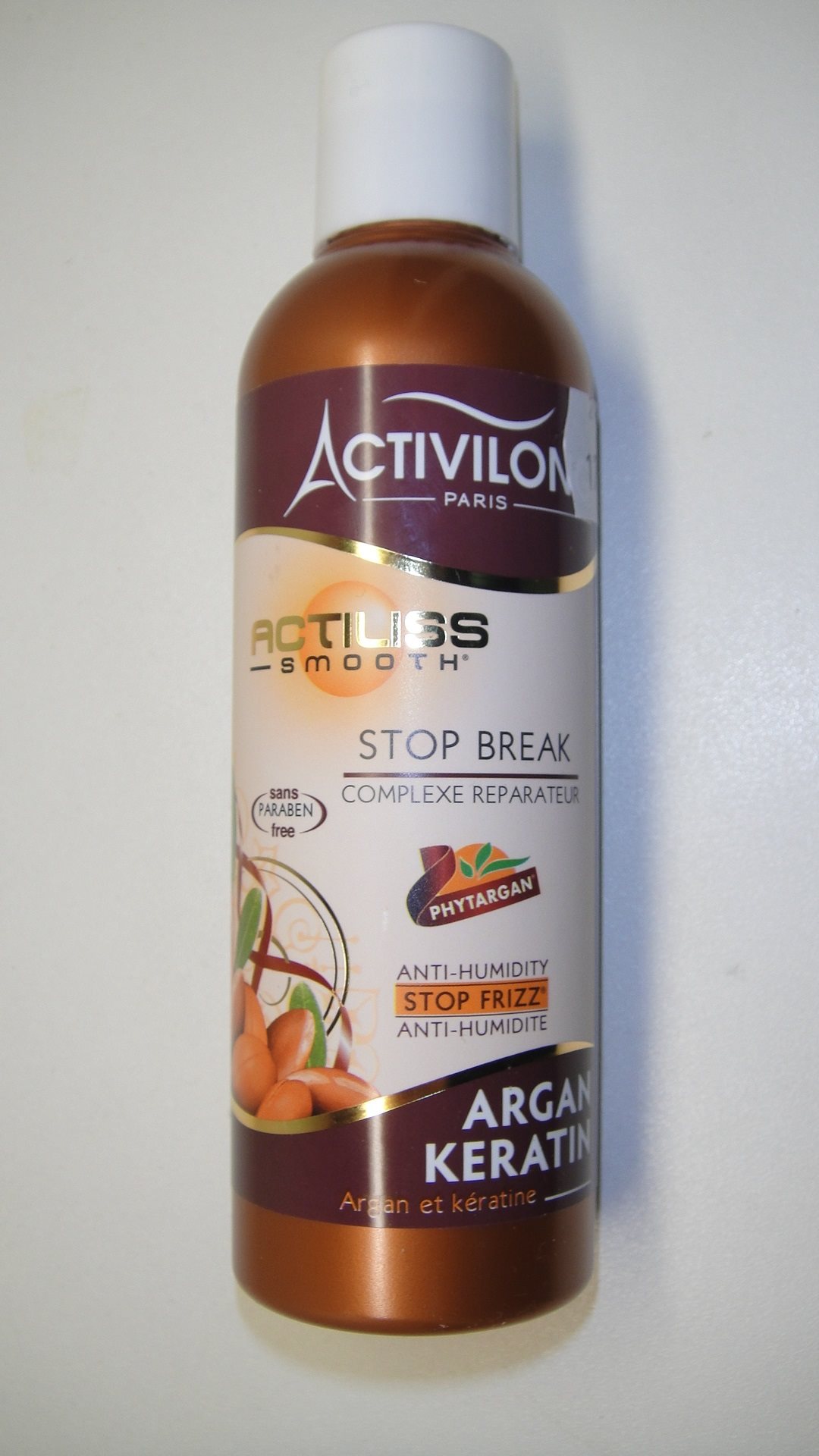 Argan Ceratin hair oil stop break 200Ml