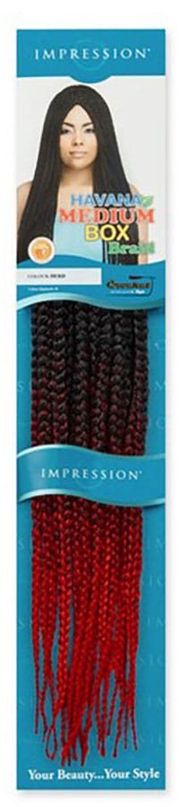 Impression - Havana Medium Box Braid Synthetic hair color DERD