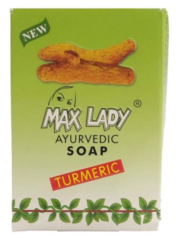 Max Lady - Ayurvedic/Tumeric Soap - Gurkemeje Sæbe 75gr. (UDSOLGT)