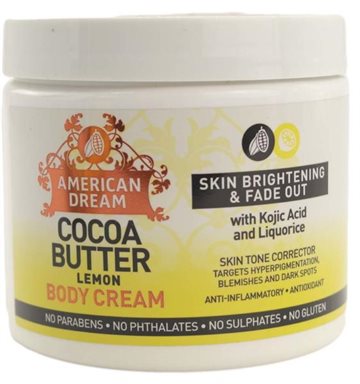 American Dream Cocoa Butter Lemon Cream 453gr