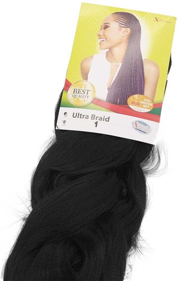 Ultra Braid fletning hår ca. 165 gr FARVE 1